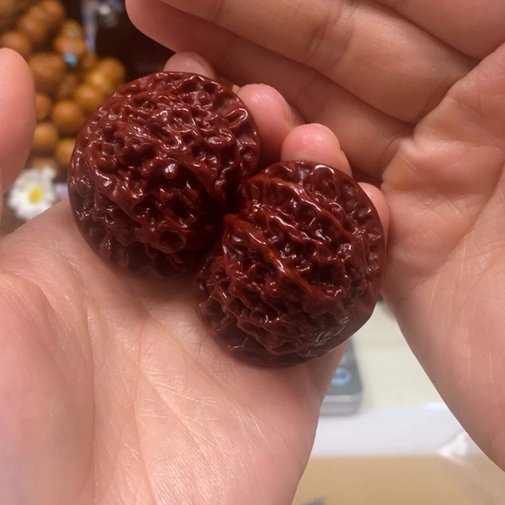 吊坠文玩核桃京八对