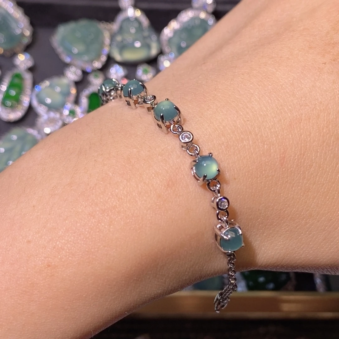 翡翠未镶嵌颈饰天然