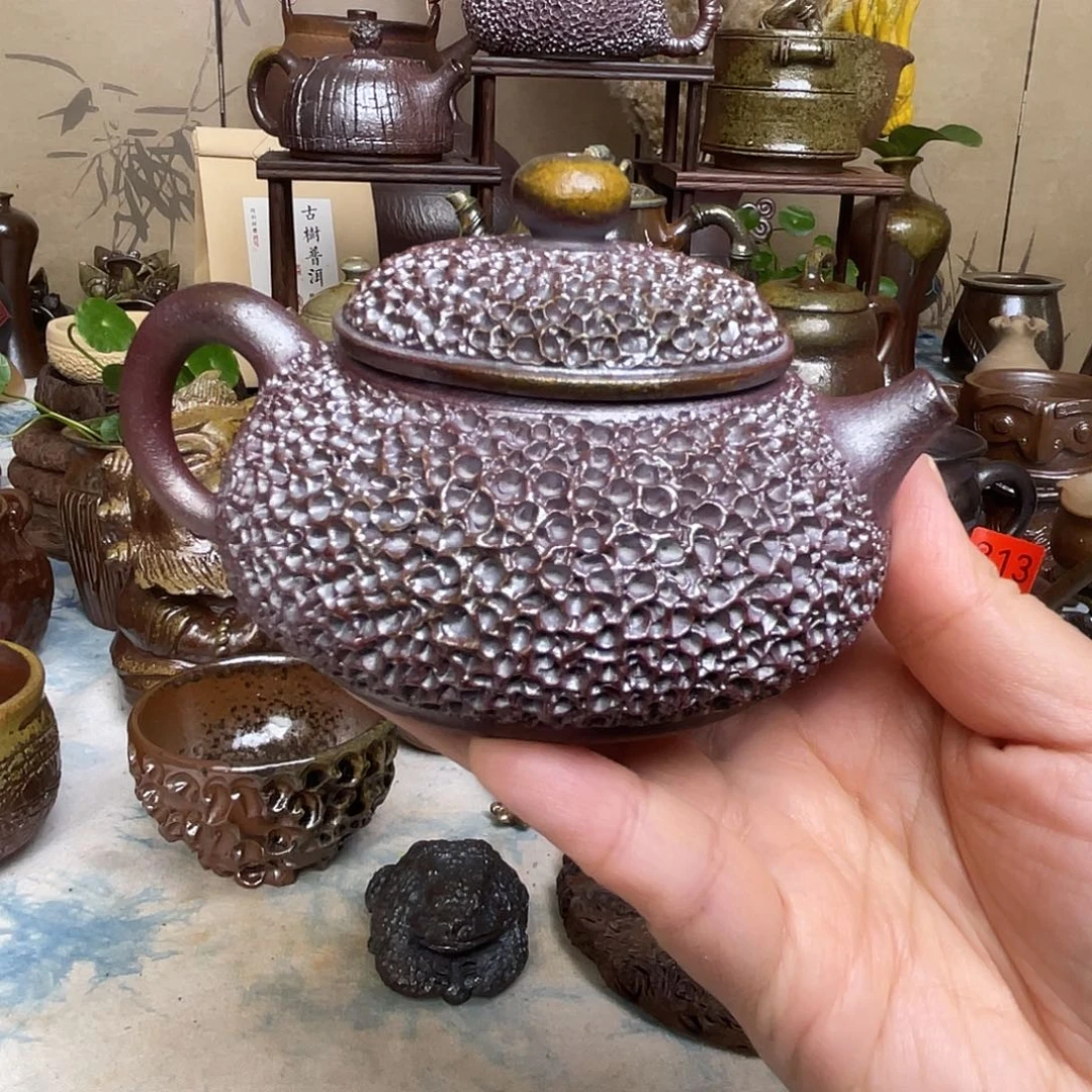 柴烧手工冰烟壶啊啊