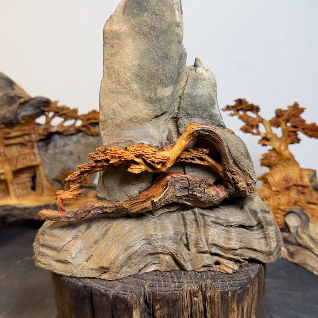 深***秋柏木（崖柏）山里人家