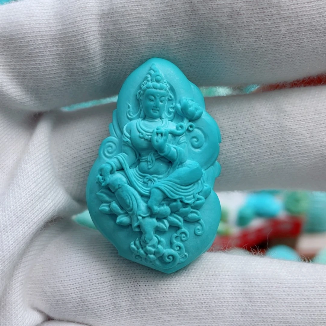 绿松石珠宝奇石未镶嵌