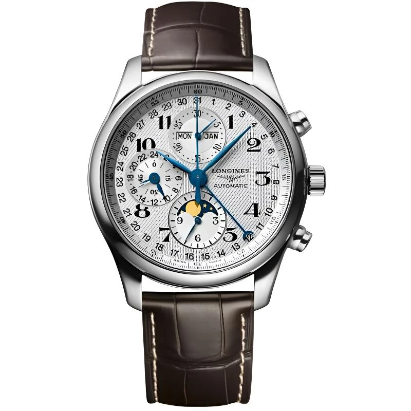 99新 Longines/浪琴 名匠系列自动机械精钢材质40mm男士商务腕表
