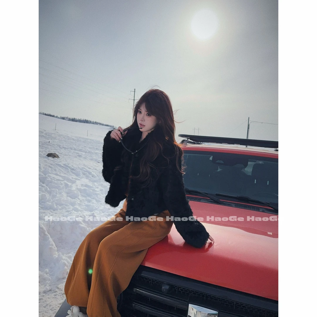 浩哥严选●上东老钱兔毛皮草预HGQ5WT4727A气质百搭短款简版保暖型