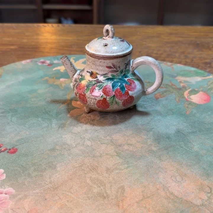 柴烧纯手工手绘陶瓷