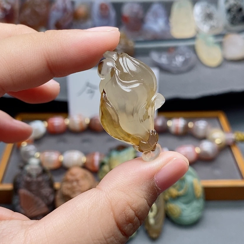 【闪购商品】未镶嵌吊坠定制玛瑙