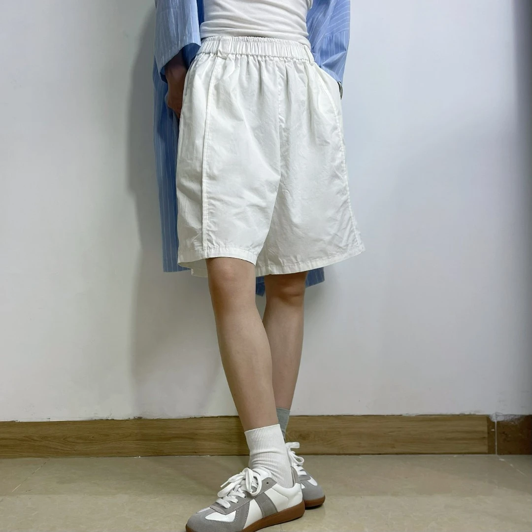 夏季休闲神奇百搭松紧五分裤