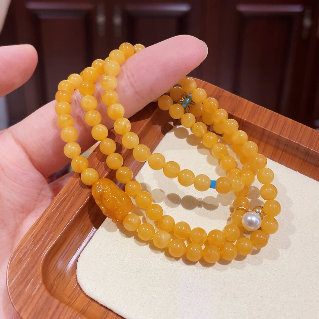 手链蜜蜡未镶嵌手串