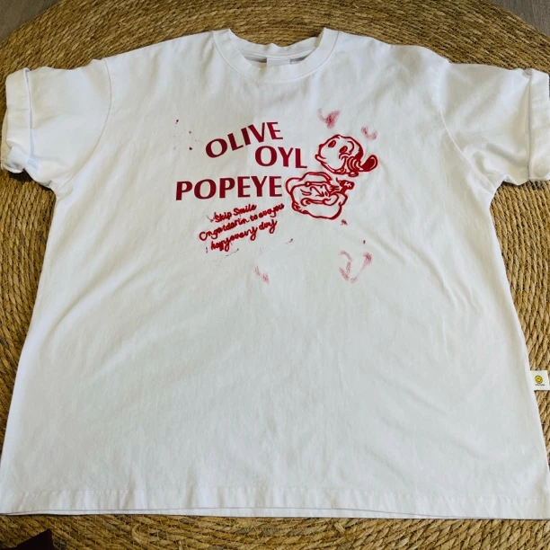 皇冠8362休闲大版刺绣百搭短袖（男女同款）