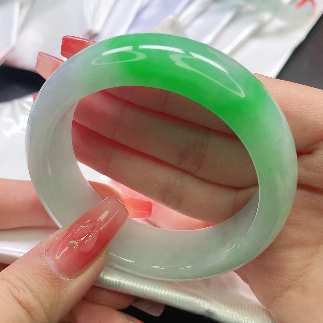 未镶嵌手镯翡翠缅甸天然A货翡翠