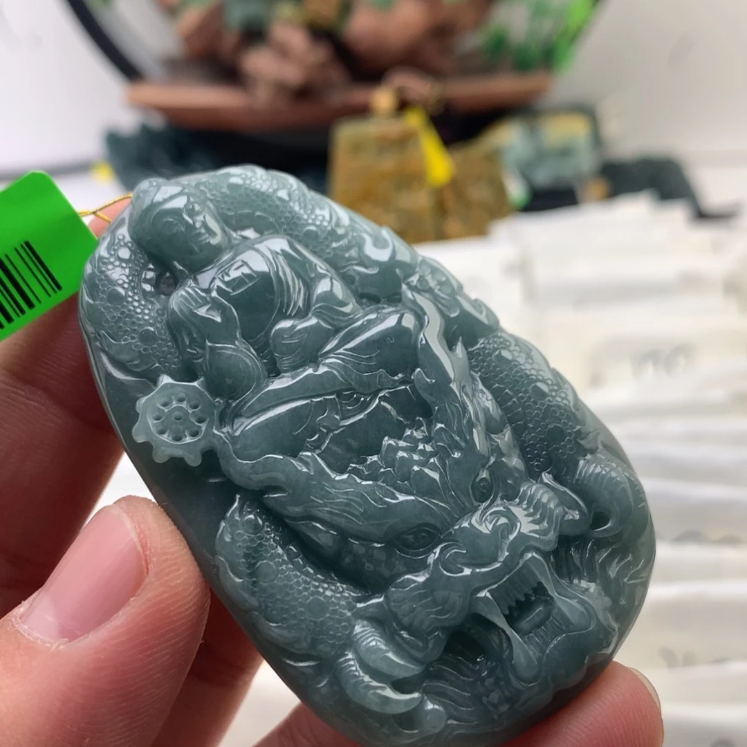 颈饰未镶嵌翡翠阿弥陀佛