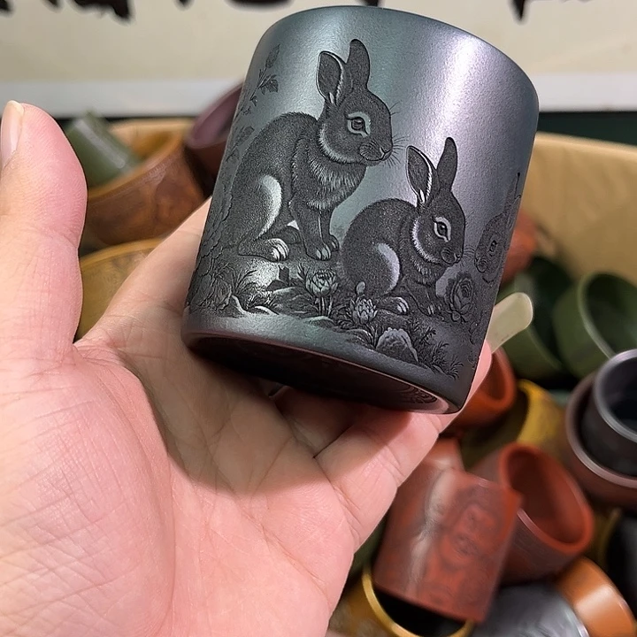 茶杯紫砂全手工紫砂主人杯
