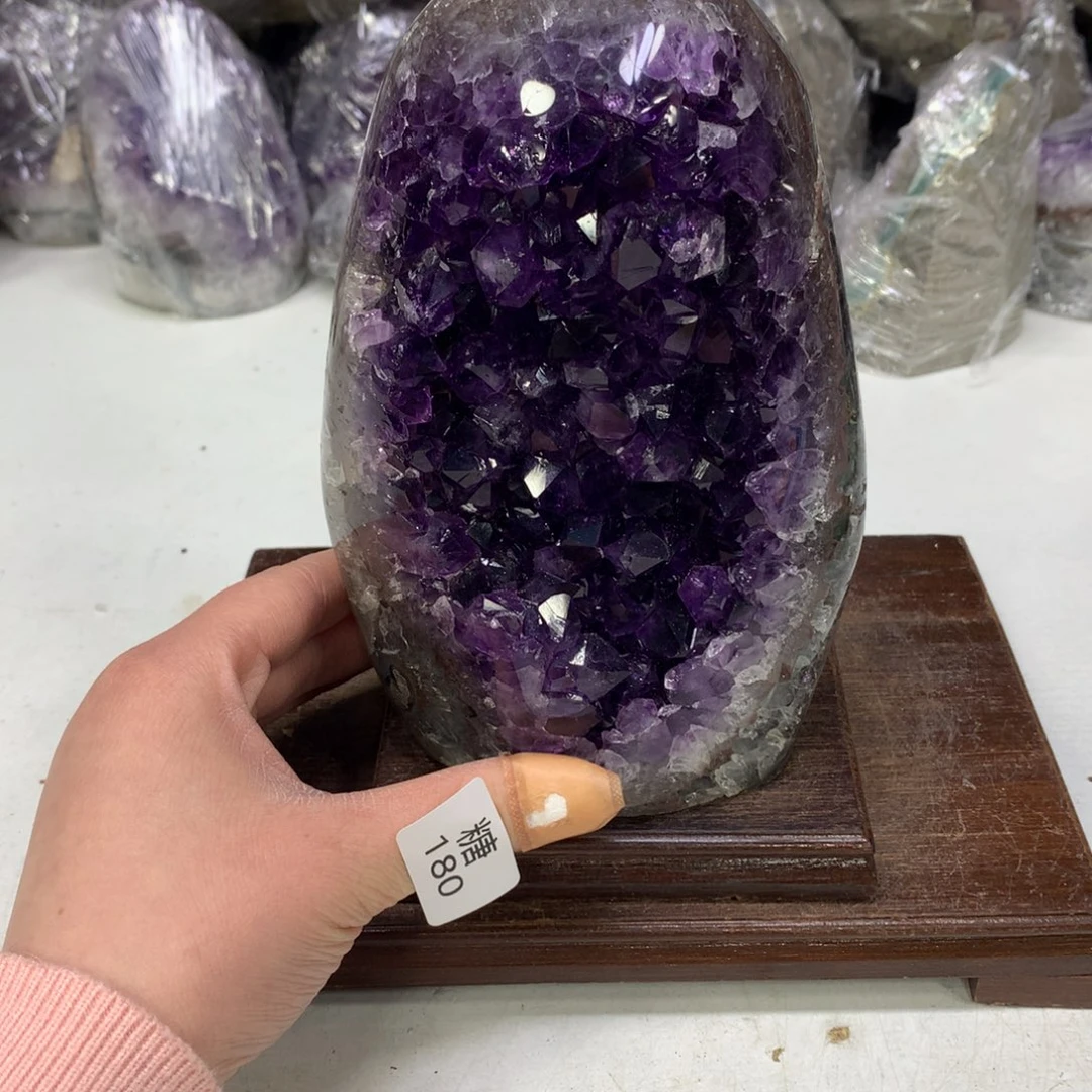 紫晶摆件未镶嵌水晶