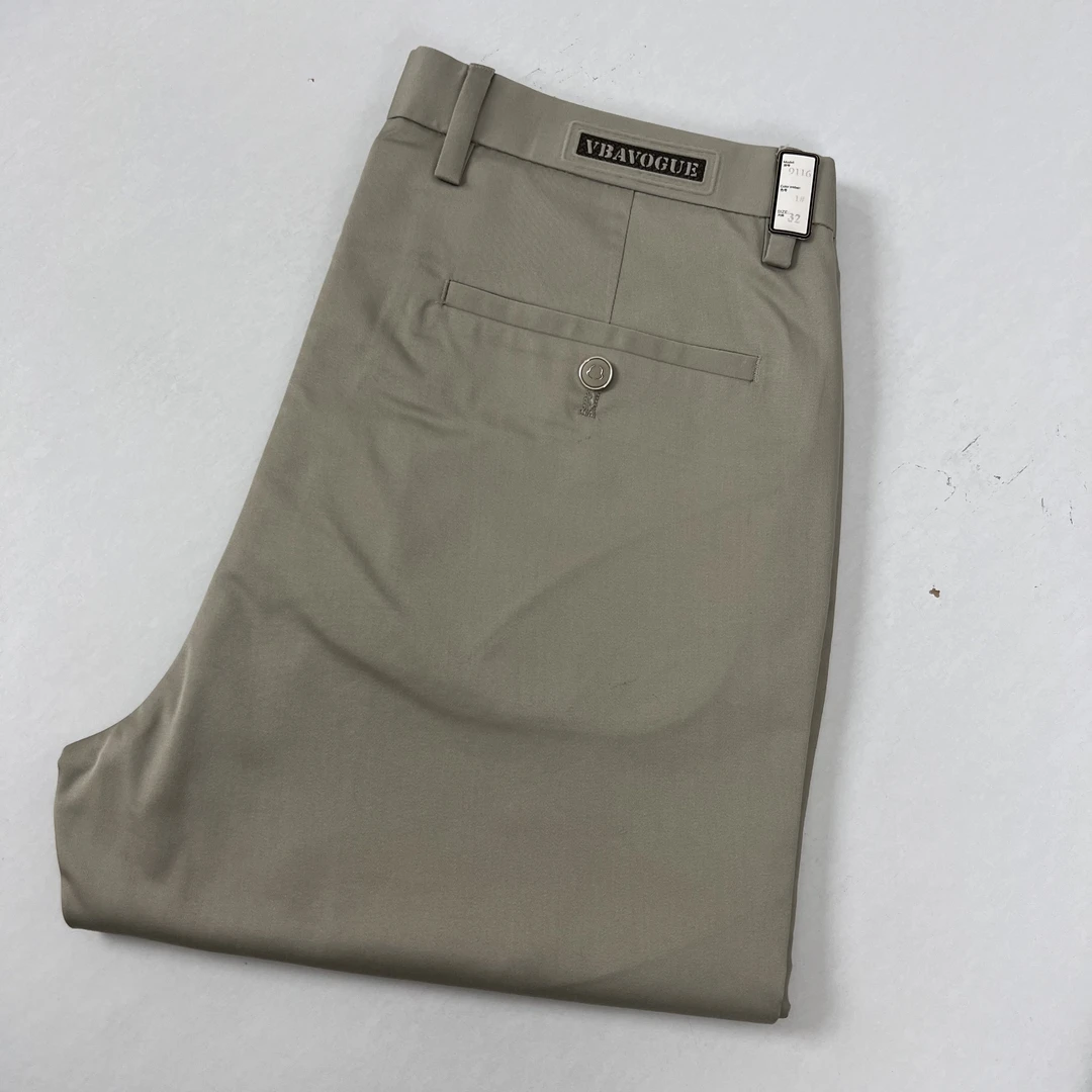 夏季薄款休闲裤裤子立体剪裁水洗长裤轻奢时尚弹力夏季品质男裤