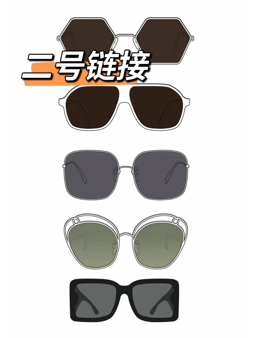 2号链接 高品质时尚太阳镜
