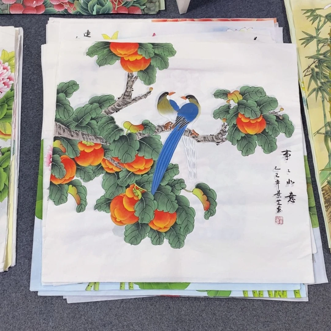 国画68✖️68工笔纯手绘作品画画画