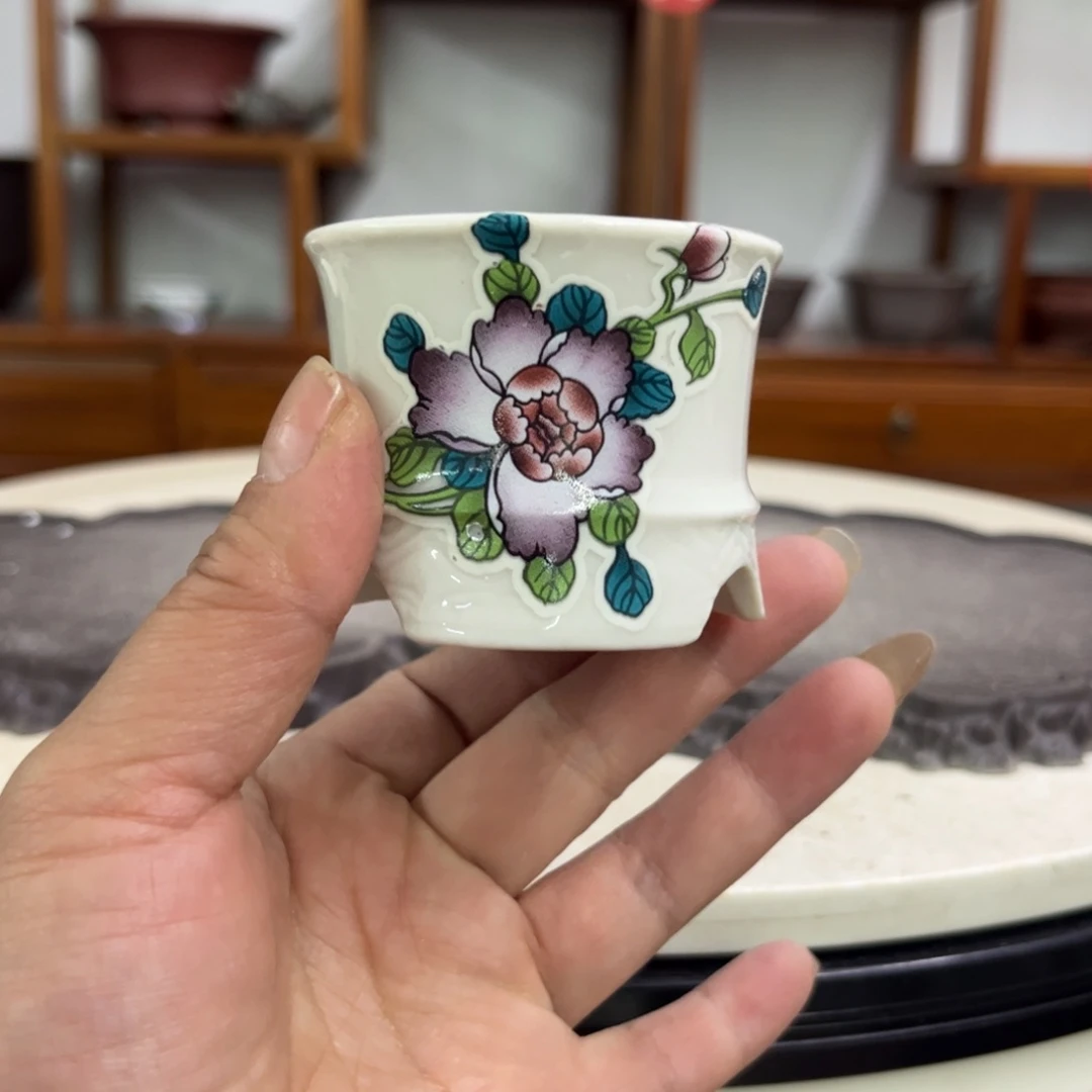 紫砂花盆瑕疵5/6。。。