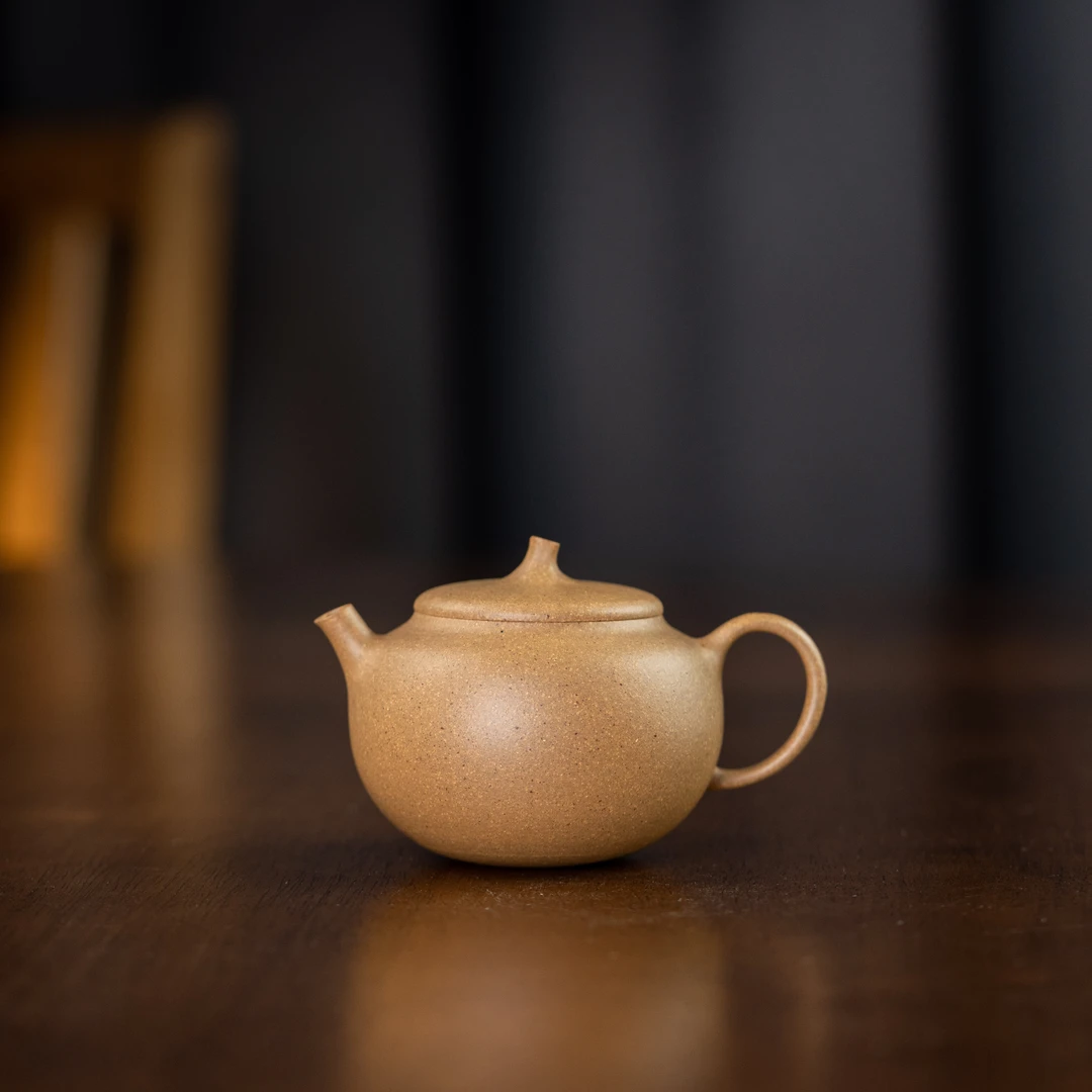 【梵砂造器】瓜语 黄金段 130cc 家用紫砂茶壶