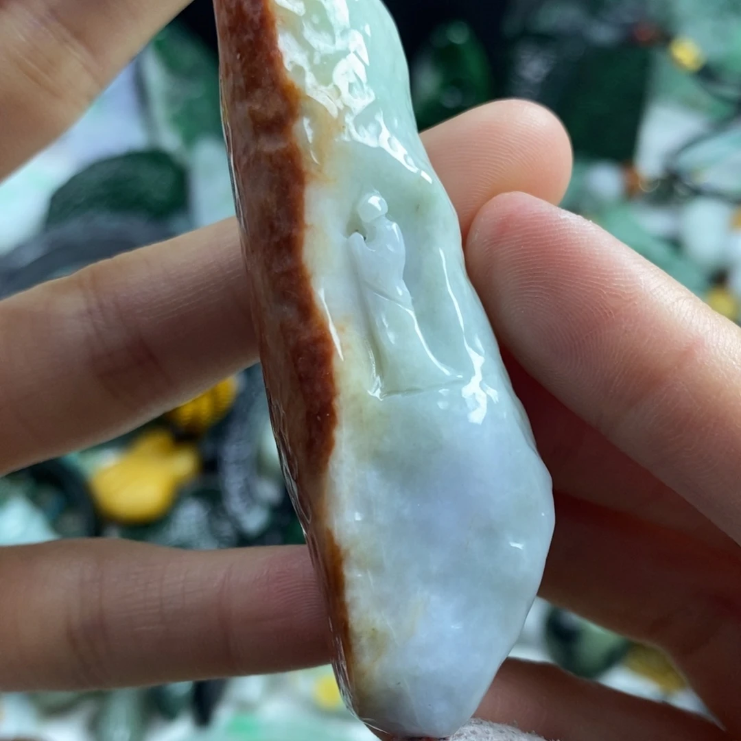 翡翠颈饰未镶嵌吊坠