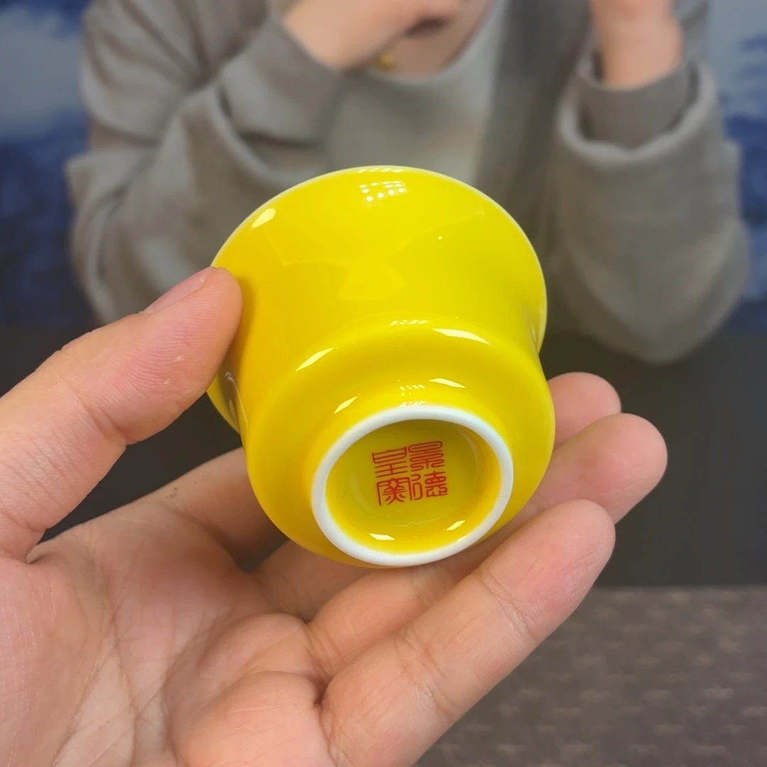 瓷杯子瓷姑娘景德镇陶瓷艺术