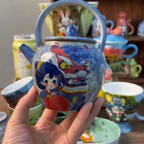 炉景德镇釉下手绘陶瓷