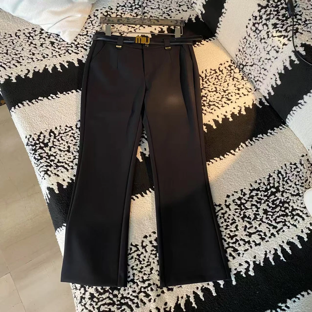 【K姐私家定制】极简风夏季春休闲裤垂感气质高质感穿搭女裤-72665