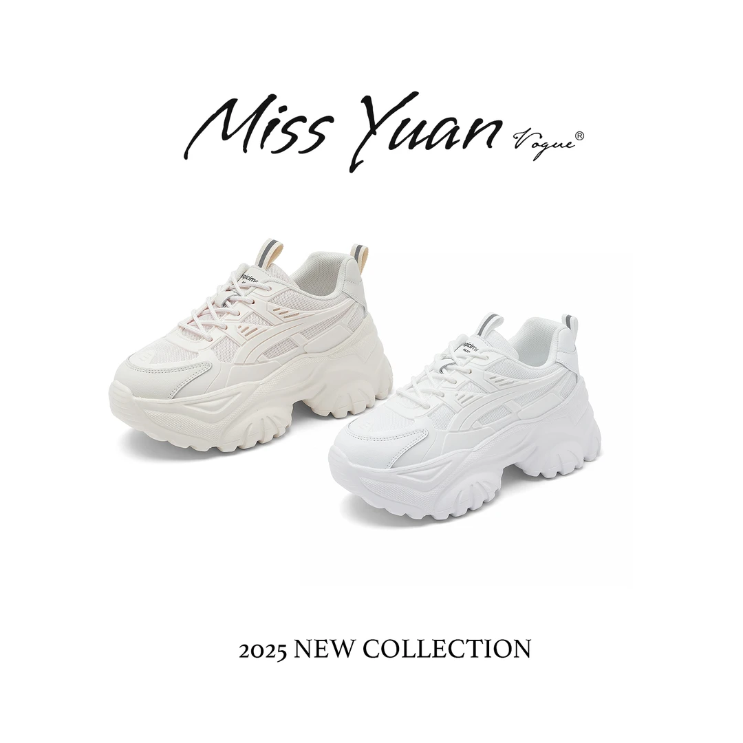 奥古狮登白色老爹鞋女2025新款春秋百搭轻便高级感休闲运动鞋ZZ