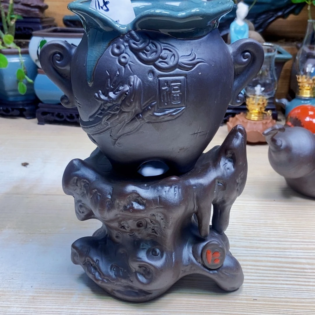 瓷片陶瓷花盆陶瓷艺术