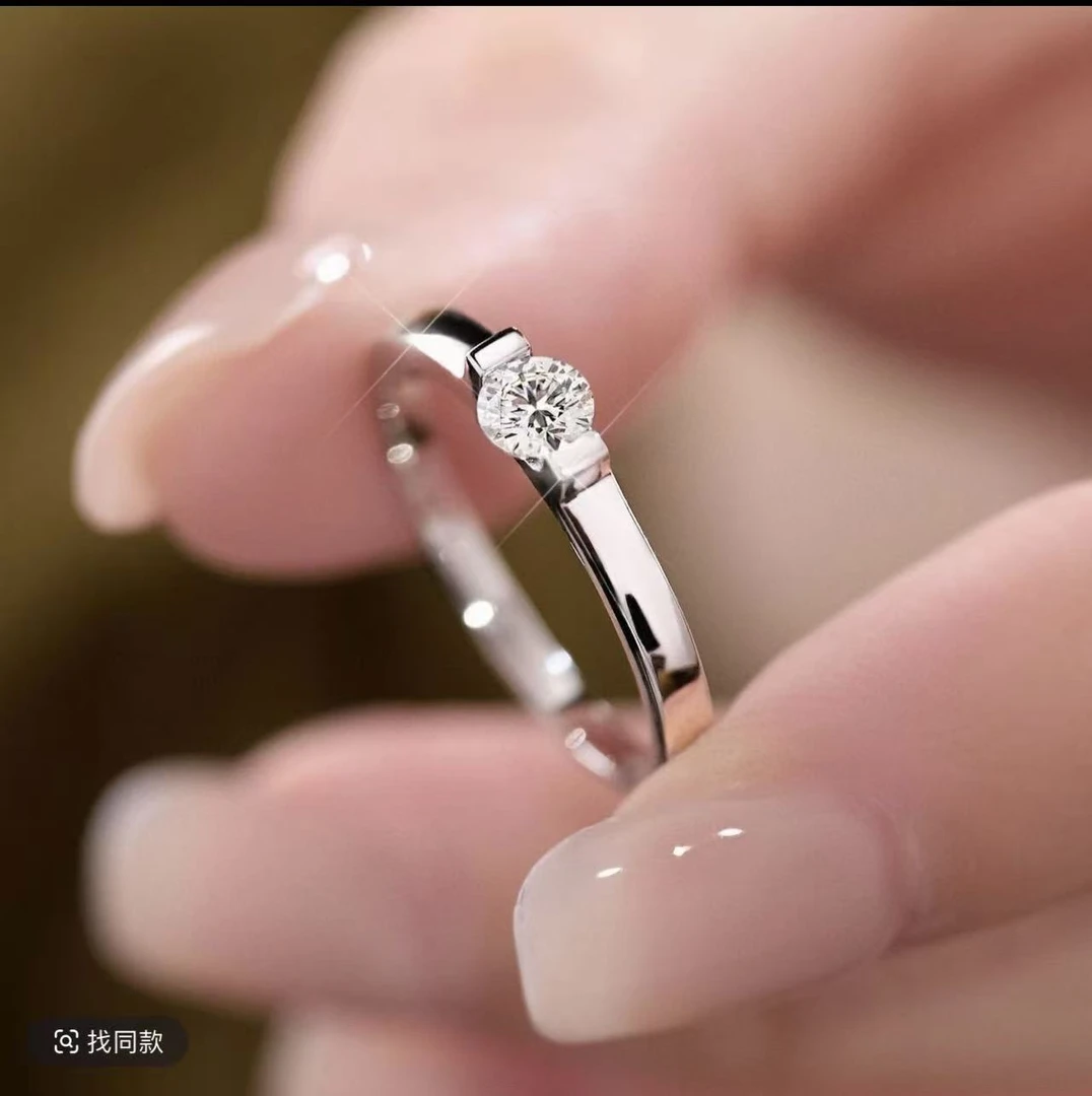 0.3CT 光环女戒 气质