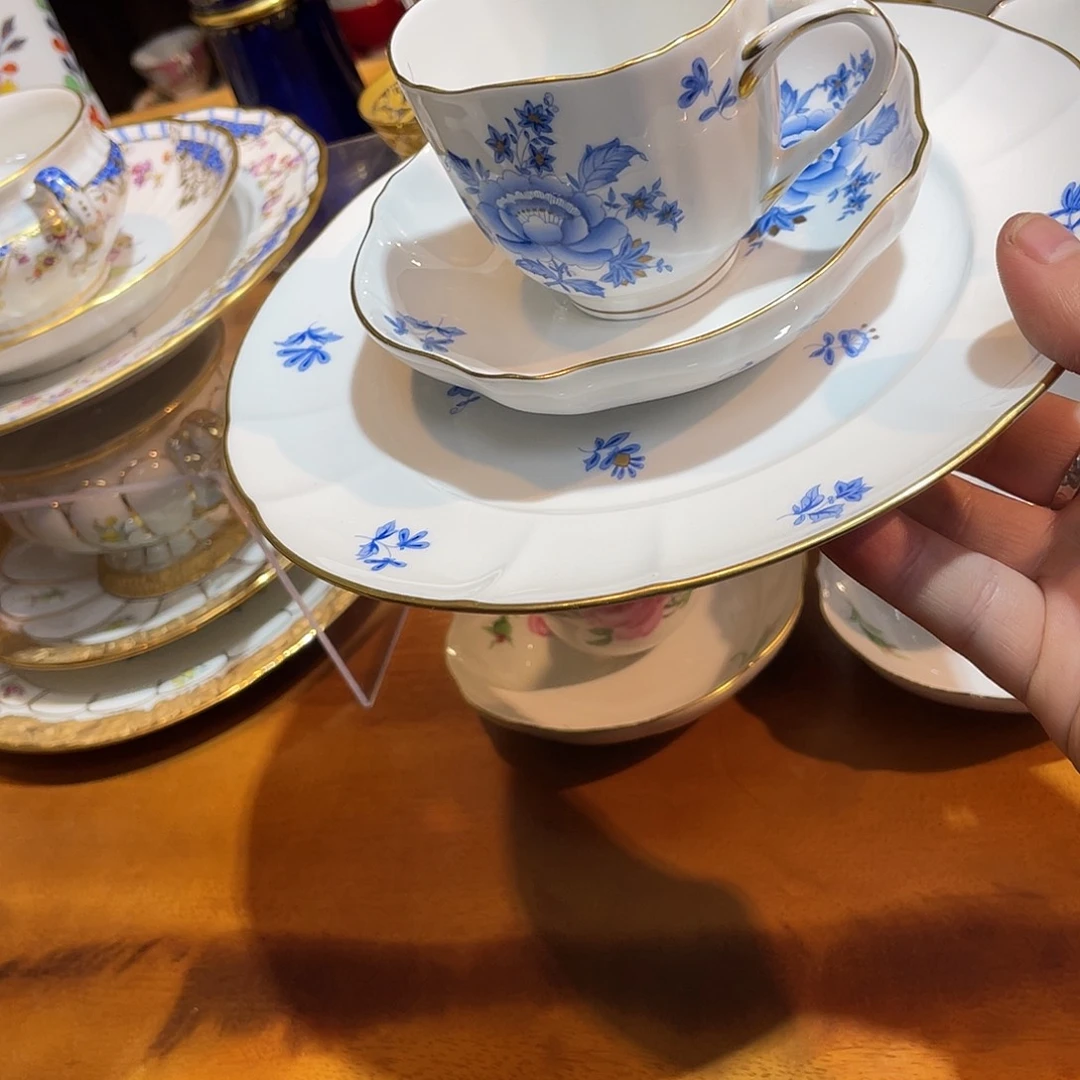 瓷片中古赫伦咖啡杯