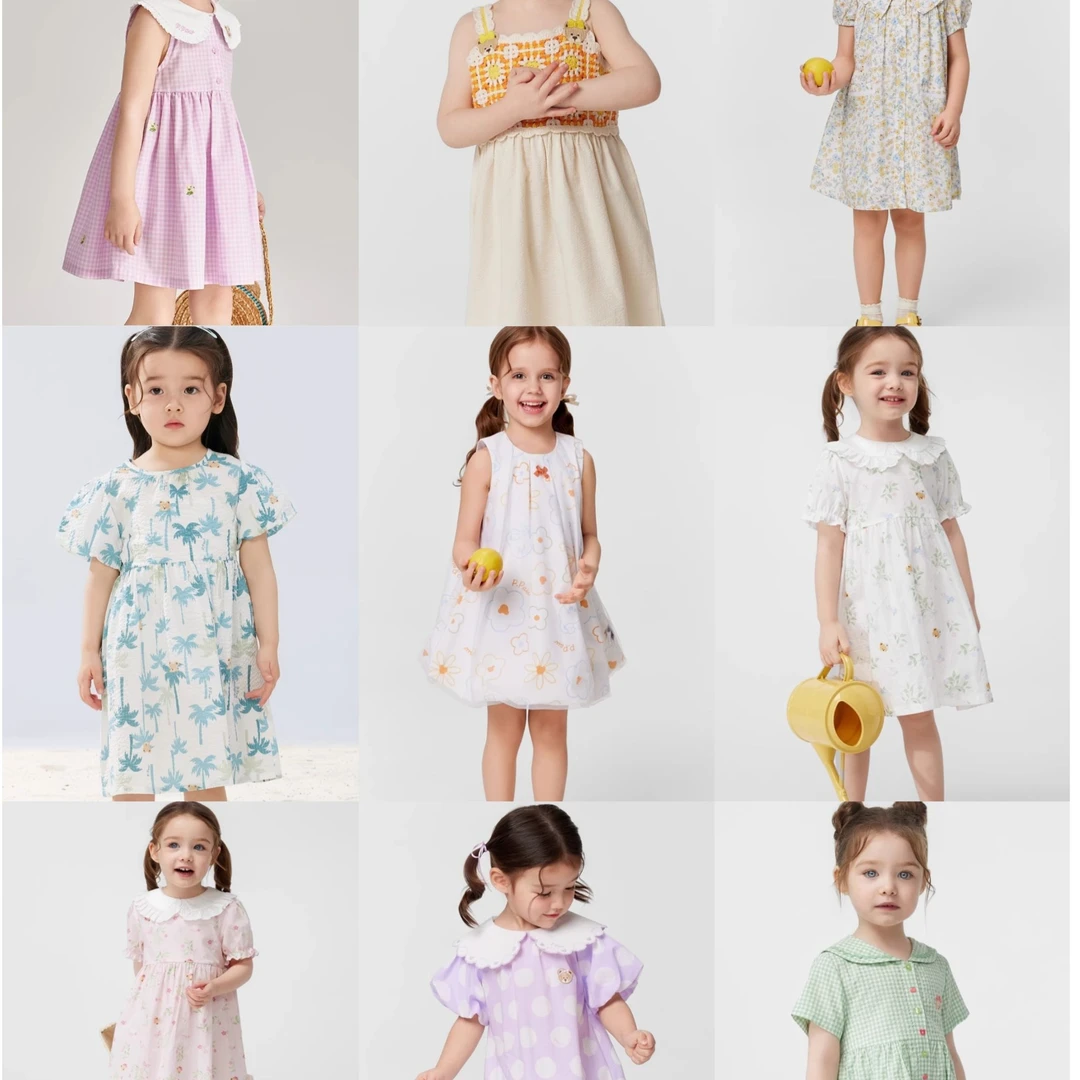 PawinPaw小熊童装小宝1度假风连衣裙合集