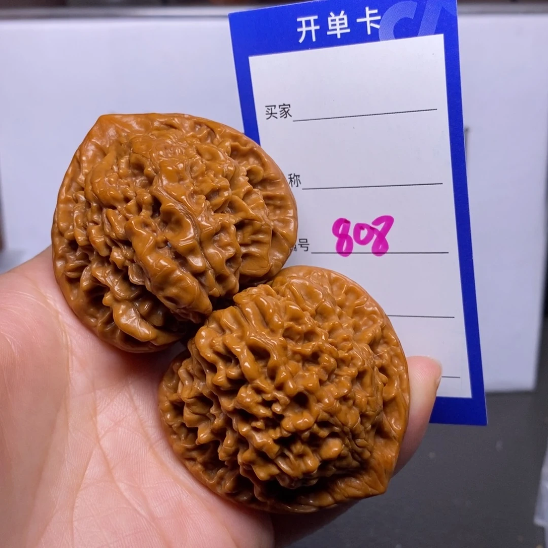 文玩核桃把件808/49官帽