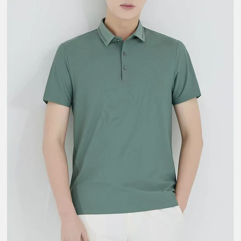 无印心匠 纯色~休闲翻领 &短袖 夏季POLO衫 男A19160