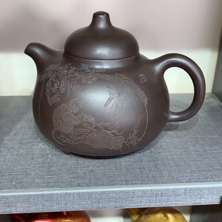 茶壶紫砂啸**行原矿手工120