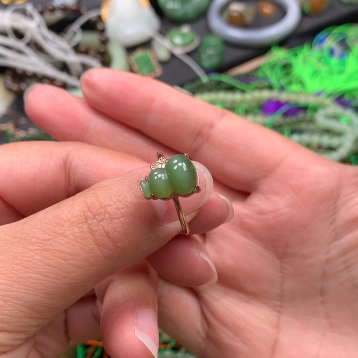 和田玉未镶嵌手链61