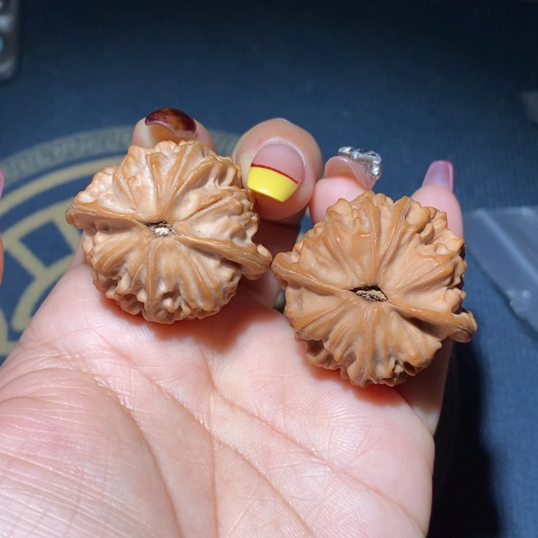 吊坠文玩核桃38尺全品天地二爷帽