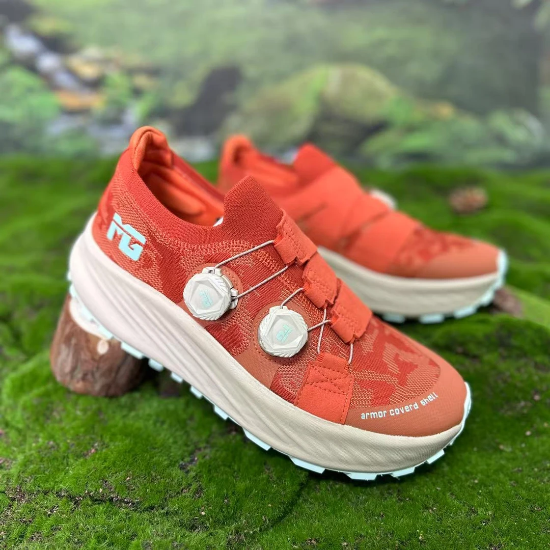 春夏防滑耐磨越野跑鞋男女户外透气运动鞋 1058