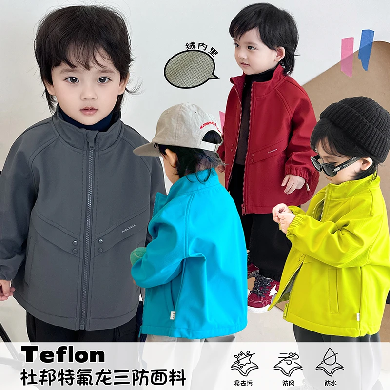 阿小轩9月15【户外安全感】加绒加厚款防水防污防风保暖户外冲锋衣
