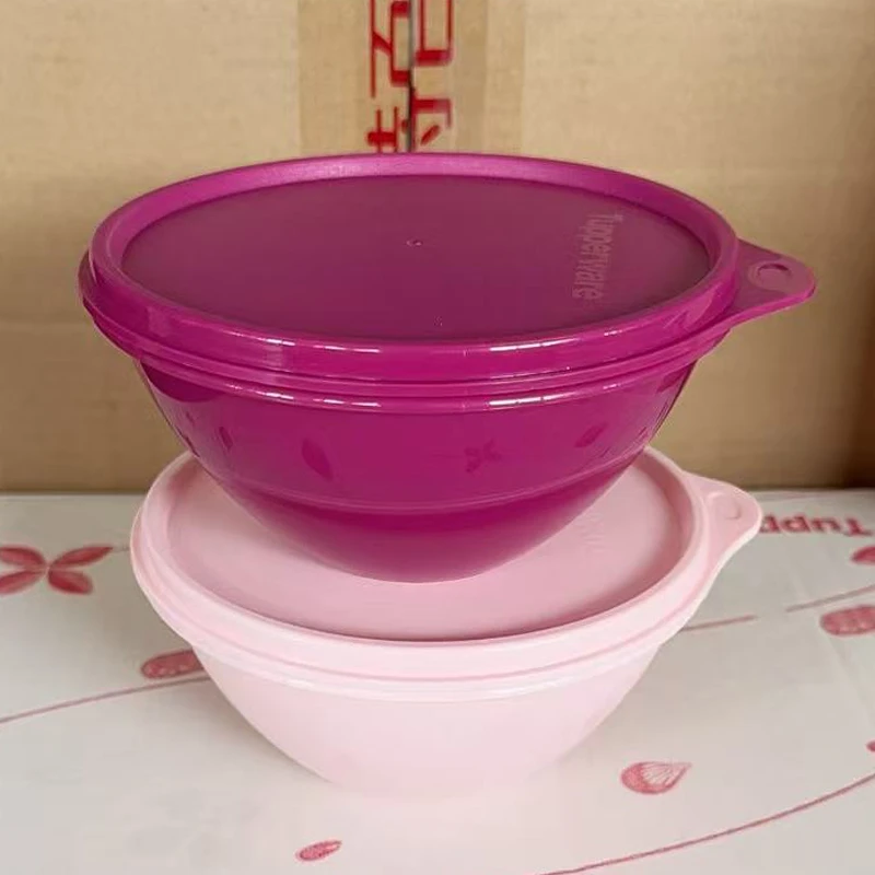 甜蜜蜜600ml保鲜圆碗 冰箱密封冷藏保鲜盒干货零食储藏收纳
