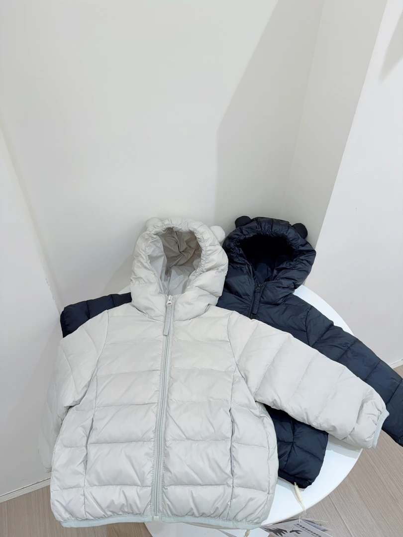 老板墙裂推荐~054冬季新款90白鸭绒防水气质轻薄韩版男女童羽绒服
