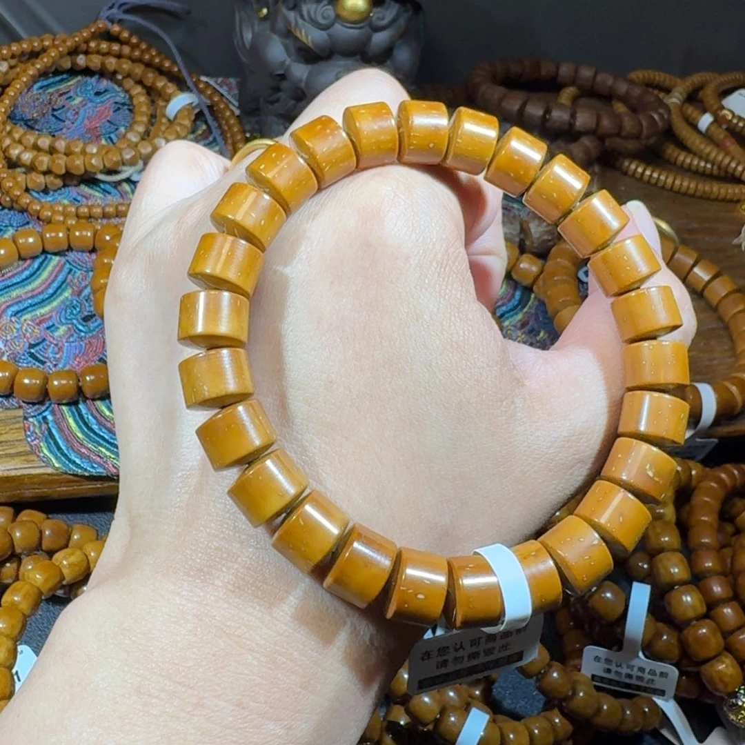 紫金鼠手串实心直切