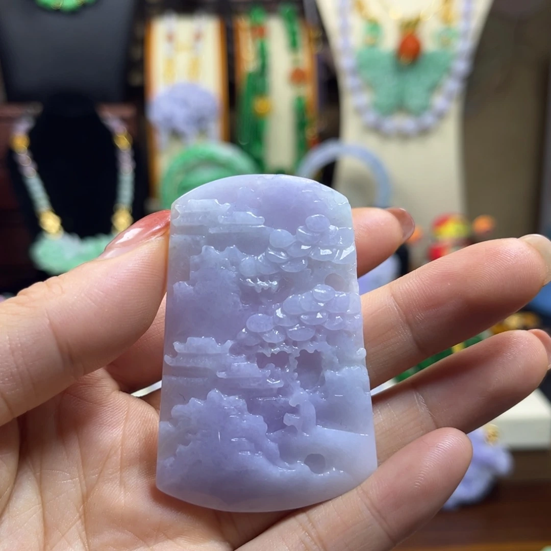 翡翠未镶嵌颈饰天然翡翠