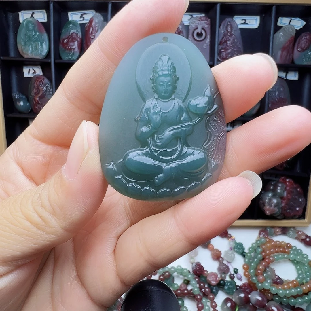 非金属秦紫玉挂件