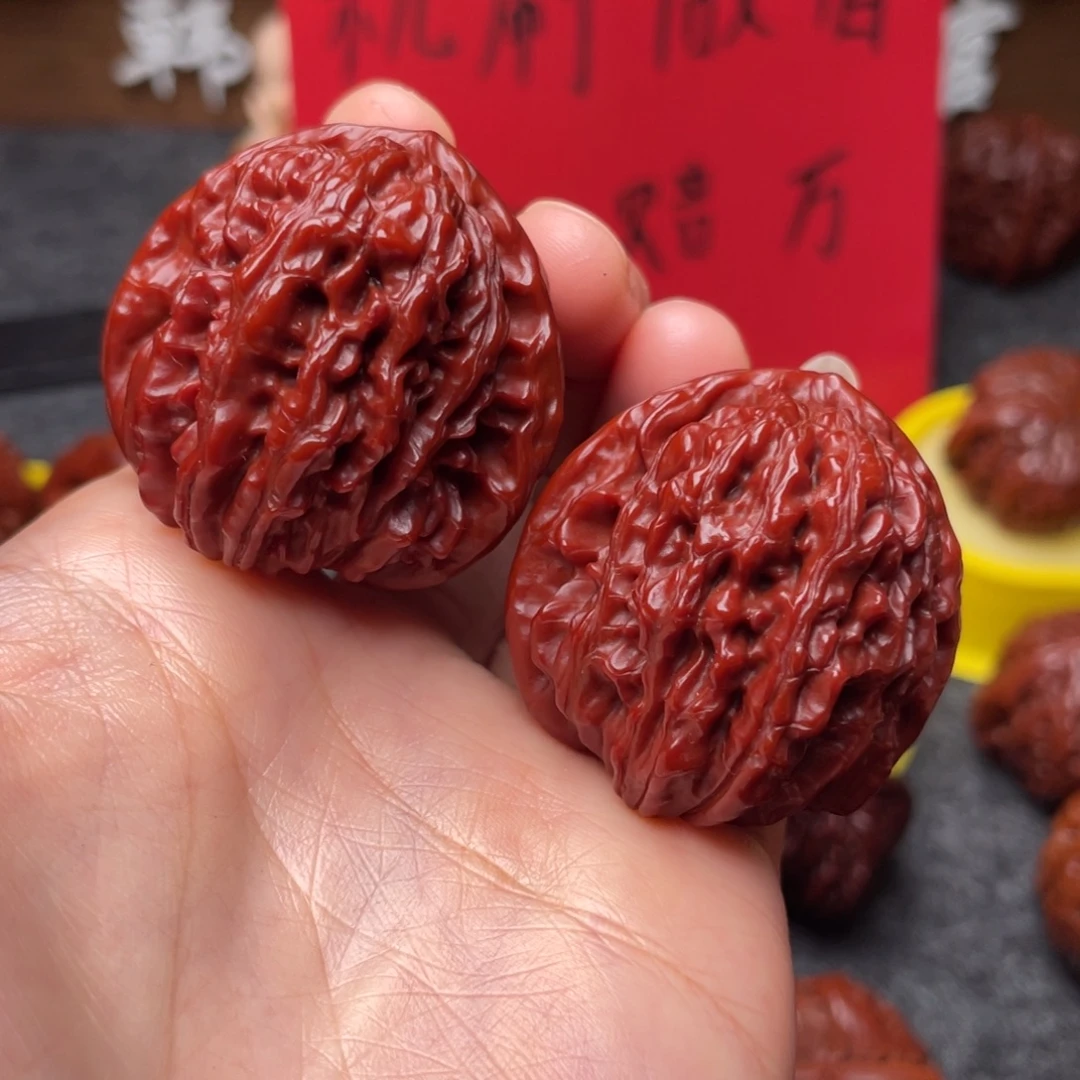 吊坠文玩核桃文玩核桃 手把件 四座楼 39