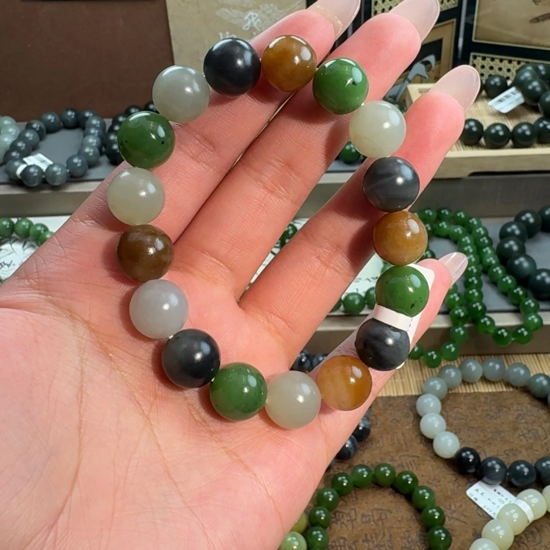 和田玉未镶嵌手链