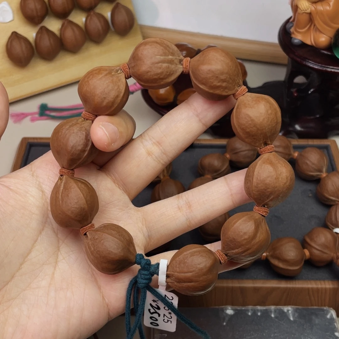 苗***)手串/手链橄榄核22.525梅林铁核