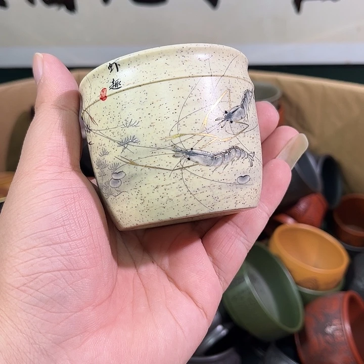茶杯紫砂全手工紫砂主人杯