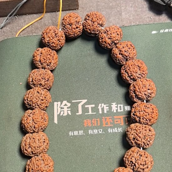 金刚菩提把件五星蜂王大金刚手持，27.5尺寸，原皮原色