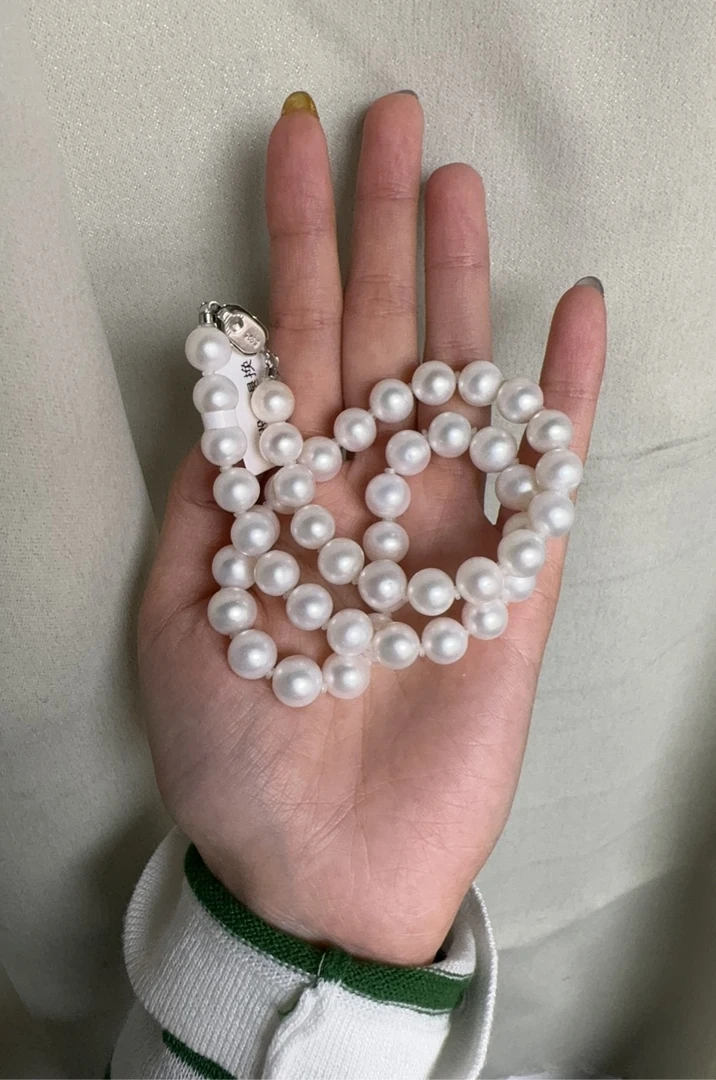 9-10MM淡水无核珍珠项链