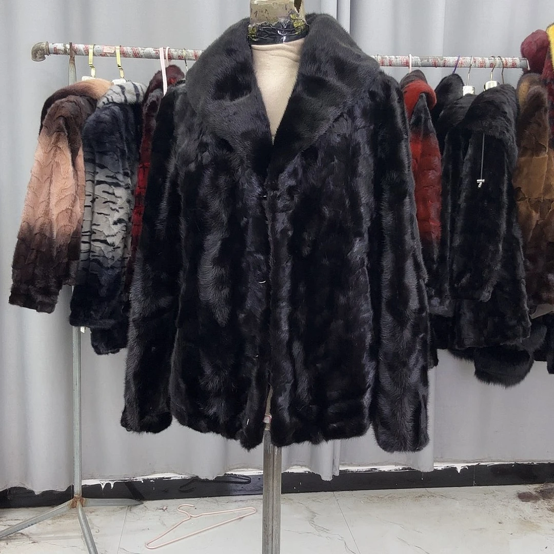 水貂拼貂真皮真毛