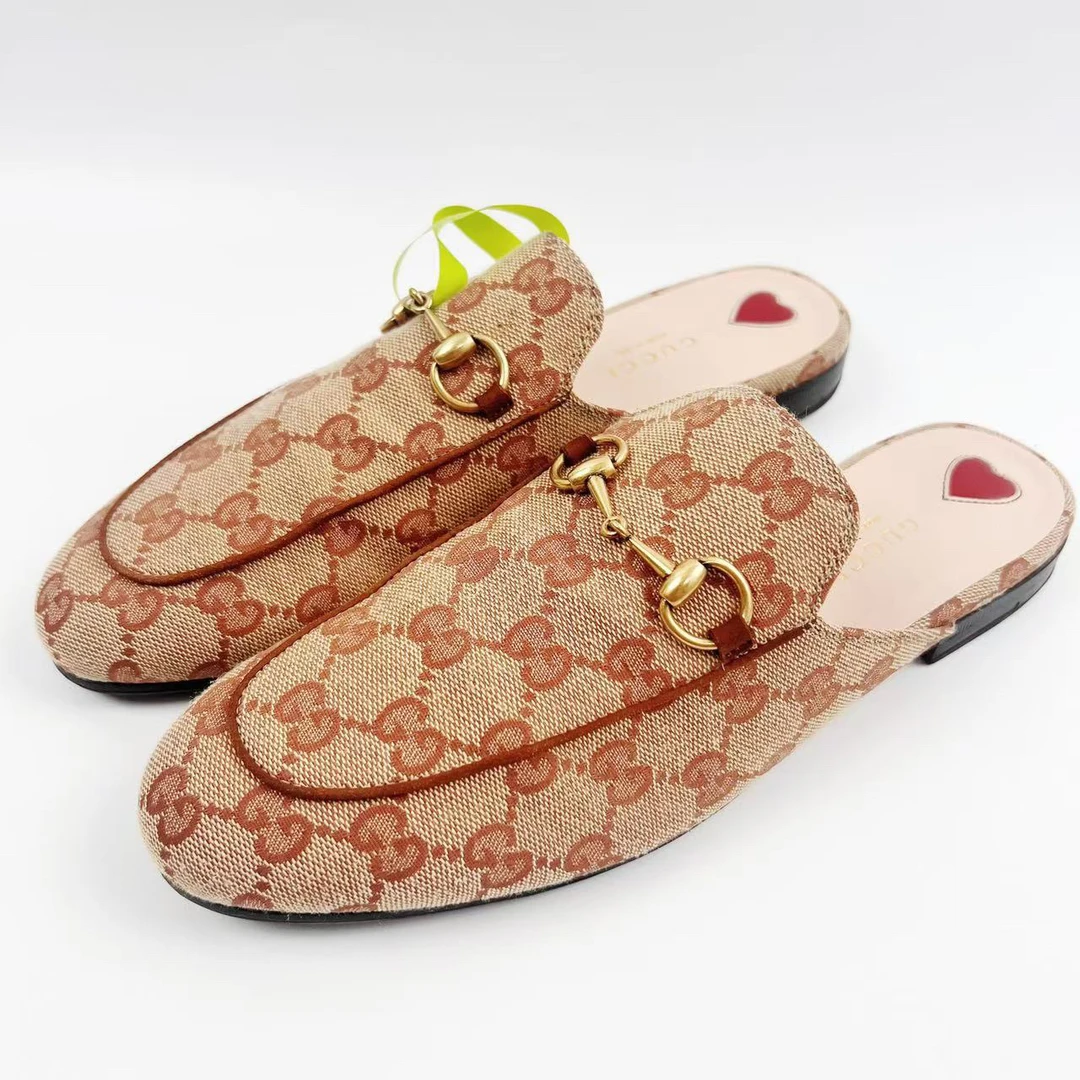 99新 GUCCI/古驰 38码Gucci半托98新lz01003